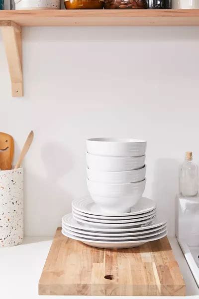 Plaza 12 Piece Dinnerware Set Urban Outfitters