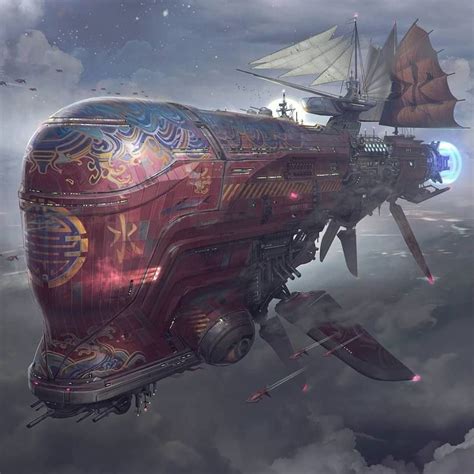 Steampunk Tendencies On Twitter Merchant Ship By Fred Augis
