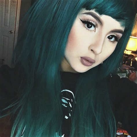 Dark Green Hair Dye 31 Colorful Hair Looks To Inspire Your Next Dye