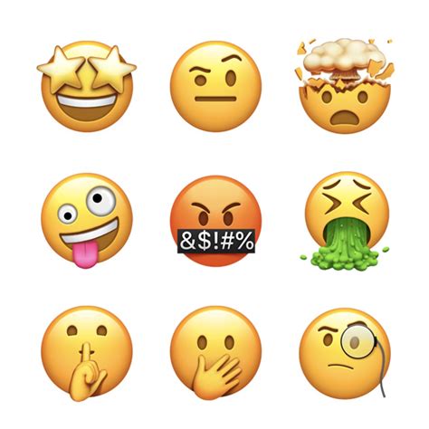 IOS : Iphone Emojis Faces. Iphone Emojis Faces. All Iphone Emojis Faces. New Iphone Emojis Faces.