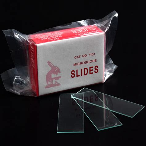 Microscope Slide Kit Blank Glass Slides And Square Cover Slips For Lab