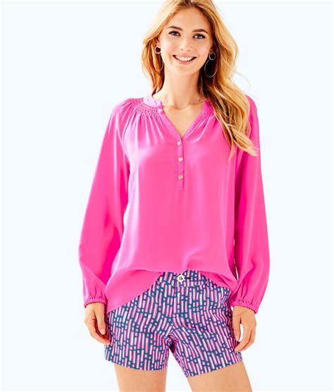 The Elsa Top Blouses And Silk Tops Lilly Pulitzer