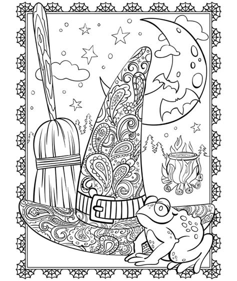 Halloween is the absolute busiest time of year for woo! Witch's Hat Coloring Page | crayola.com