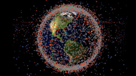 Real Time Map Of Every Object In Earths Orbit Shows Shocking Amount Of