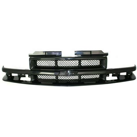 New Front Matte Black Mesh Grille For Chevrolet S10 1998 2003 And Blazer