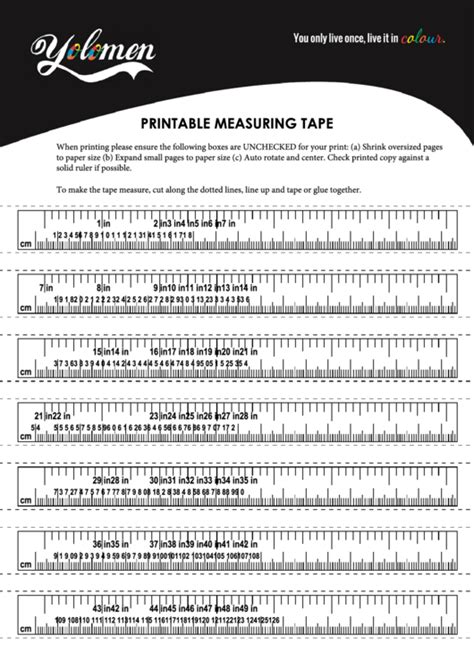 Check spelling or type a new query. Printable Measuring Tape printable pdf download