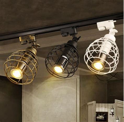 Industriële track LED spots kleding shop bar cafe ...