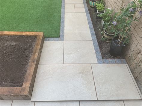 Landscaping And Garden Materials Garden And Patio Beige Porcelain Paving