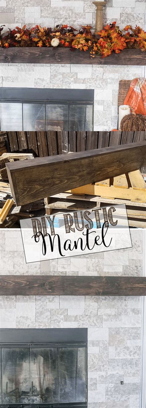 I've always admired my friend beth's love of decorating her mantel. Build Your Own Rustic Fireplace Mantel | Rustic fireplace ...