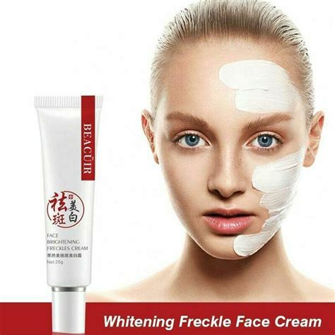 Freckle Whitening Cream 25g Powerful Spot Remover Anti Aging Dark Spots Fade Moisturizer Day