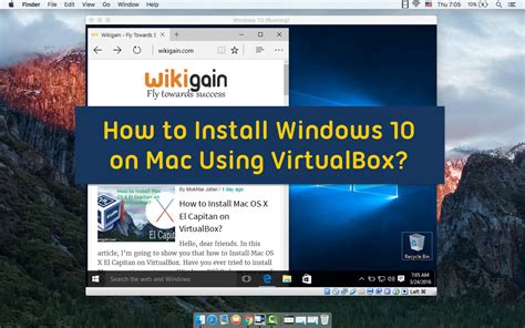 How To Install Windows 10 On Mac With Virtualbox Wikigain