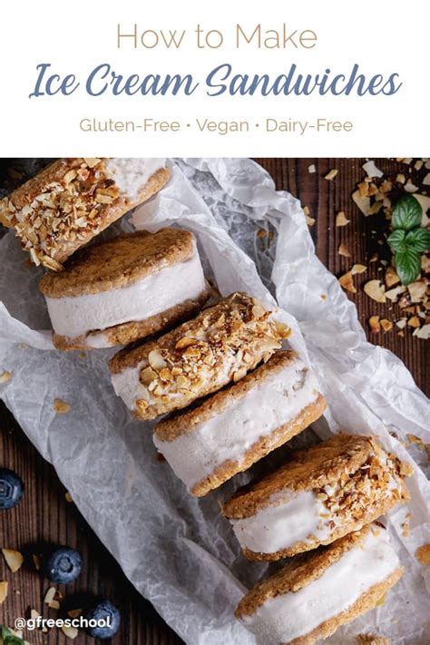 Gluten Free Vegan Ice Cream Sandwiches