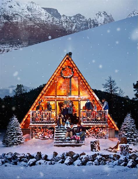 Pin By Were Two Pinners On Christmastime Is Here Winter House A