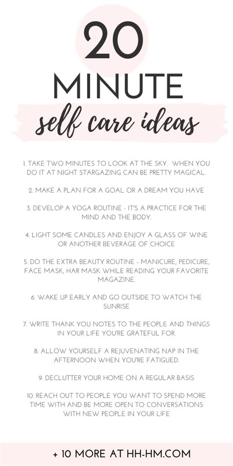 20 Self Care Tips And Ideas For A Quick Self Care Routine Self Care