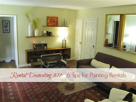 Washi tape and temporary decor. Rental Decorating 101: 6 Tips for Painting Rentals - The ...