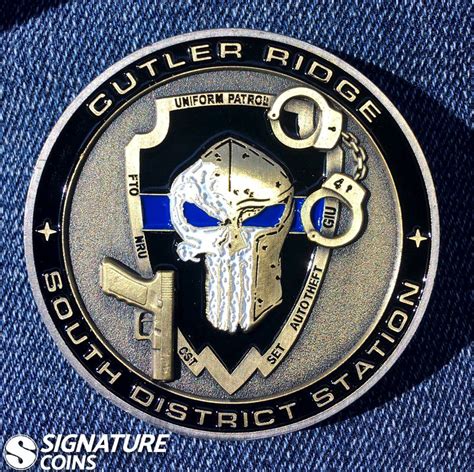 Police Department Fire Department Military Challenge Coins Custom