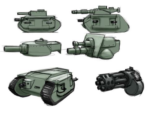 Drone Design Tank Concepts By Jreagana On Deviantart Dieselpunk