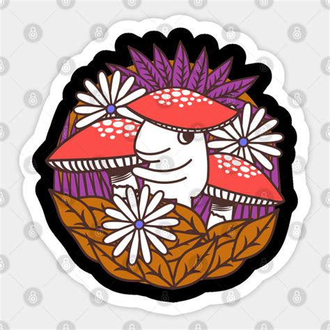 Trippy Mushroom Trippy Mushroom Sticker Teepublic