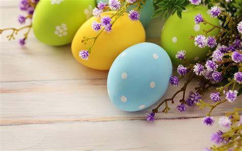 Eggs Flowers Spring Easter Wallpaper 2560x1600 22805