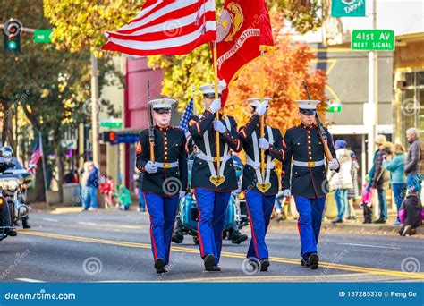 Veterans Day Parade 2018 Editorial Image Image Of Parade 137285370