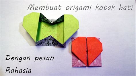 Berfungsi untuk meletakkan tissue agar lebih mudah dipakai saat ditarik. Cara membuat origami kotak hati Dengan Pesan Rahasia - YouTube