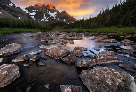 Wallpaper Sunlight Trees Landscape Mountains Sunset Lake Rock