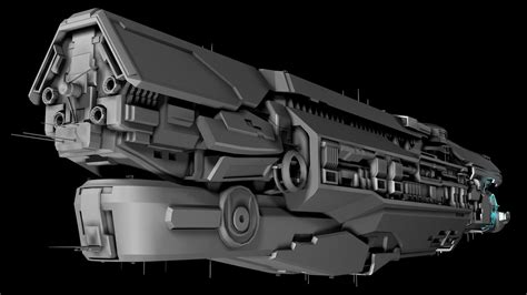 Unsc Infinity Class Warship Wip Jared Harris On Artstation At