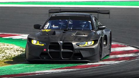 All Carbon Bmw M Gt Testing At Misano World Circuit Pit Exit