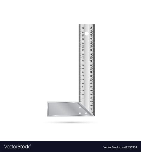 Angle Ruler Royalty Free Vector Image Vectorstock