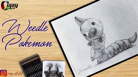 How To Draw Weedle Pokémon Sketch Step By Step Full Video Art
