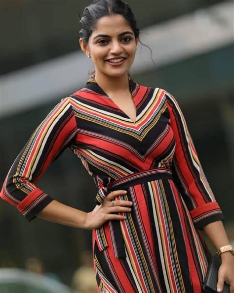Nikhila Vimal Long Sleeve Dress Fashion South Indian Actress