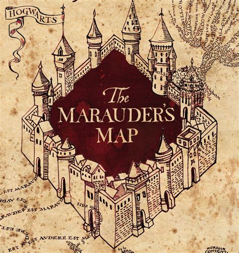 Marauders Map Harry Potter Marauders Map Map Wallpaper The With Regard To Harry Potter