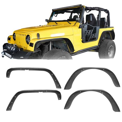 Jeep Tj Fender Flares For 1997 2006 Jeep Wrangler Tj Rodeo Trail