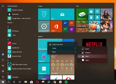 Customize Windows 10 Start Menu Molikorean