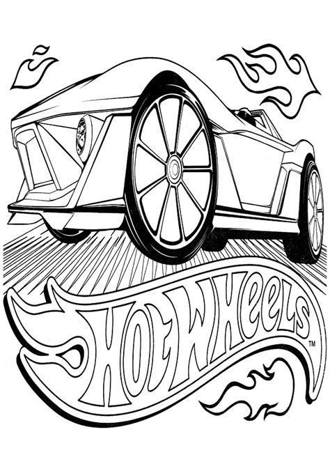 Dibujos Sin Colorear Dibujos De Hot Wheels Para Colorear Sexiz Pix