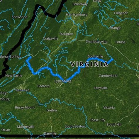 James River Virginia Map Campus Map