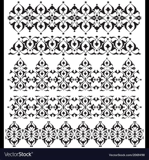 Oriental Border And Ornament Eighteen Royalty Free Vector