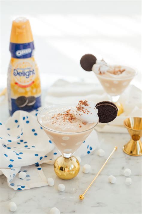 Frozen Cookies And Cream Polka Dot Martini Recipe Sugar