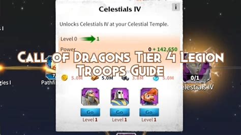Call Of Dragons Tier 4 Legion Troops Guide Requirements And Tips