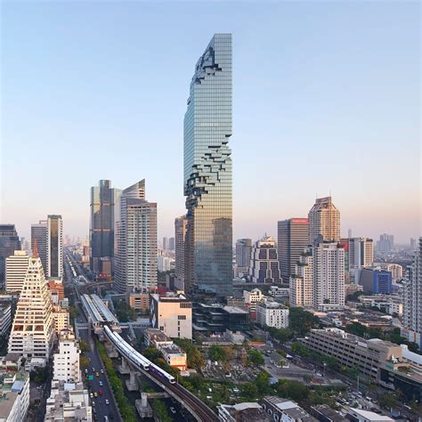 Mahanakhon Tower By Buro Ole Scheeren 건축 도시 디자인 및 도시