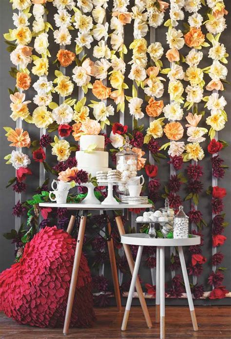 Découvrir 48 kuva decoração de casamento com flores de papel crepom