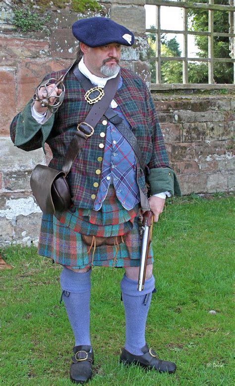 Jacobite Tutbury Castle Scottish Clothing Scottish Costume Scottish