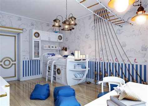 Nautical Decor In Kids Bedrooms Colors Furniture And Accessories Ideas