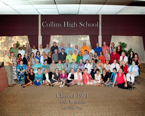 Collins High Class Of 1971 Holds 45 Year Reunion Community
