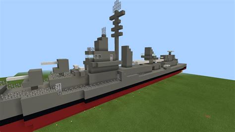 I Made A Fairly Accurate Fletcher Class Destroyer Minecraft