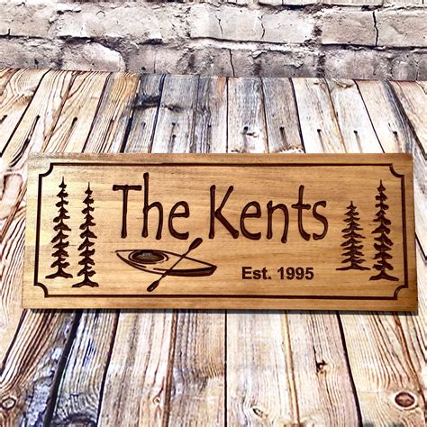 Cabin Signs Pine Trees Signs Grandpas Sign Custom Wood Signs Carved