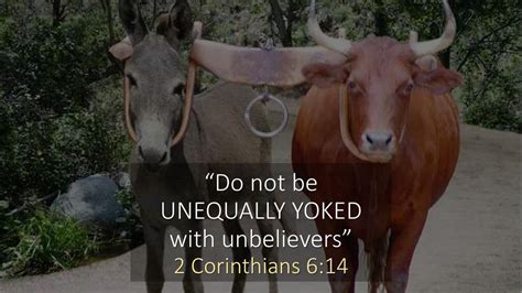 ‘unequally Yoked With Unbelievers Ppt Download