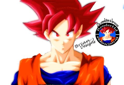 Render De Goku Ssj Dios Hd By Revex48 On Deviantart