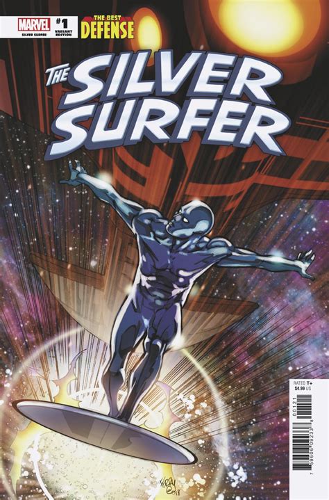 Oct180832 Defenders Silver Surfer 1 Ferry Var Previews World