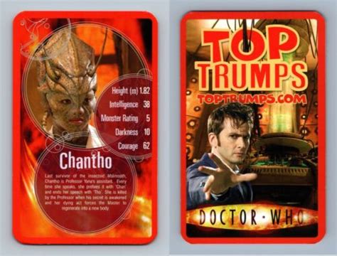 Chantho Doctor Who 2008 Top Trumps Specials Card Ebay